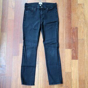 J. Crew Black Matchstick Jeans Size 28